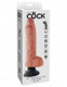 King Cock 10 inches Vibrating Cock with Balls Beige by Pipedream - Product SKU PD541021