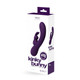 Kinky Bunny Deep Purple Rabbit Style Vibrator by Vedo - Product SKU VIBU0405