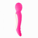 Zoe Rechargeable Dual Vibrating Wand Hot Pink by Maia Toys - view 3