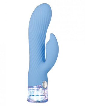 Glitteriffic Blue Rabbit Vibrator by Evolved Novelties