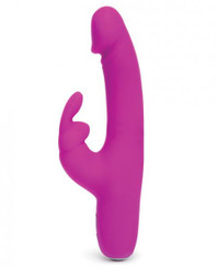 Happy Rabbit Slimline Realistic Purple Vibrator by Love Honey