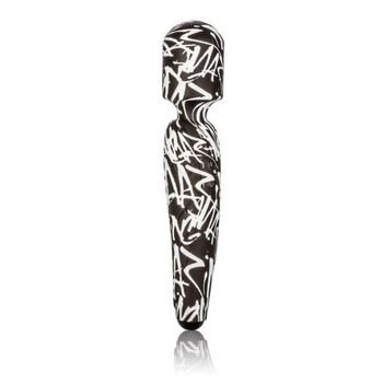 Hype Massager Body Massage Wand Black White by Cal Exotics