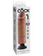 King Cock 10 inches Vibrating Tan Dildo by Pipedream - Product SKU PD540522