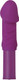 Eves Satin Slim Rechargeable Vibe Purple with Sleeve by Evolved Novelties - Product SKU ENAEBL35342