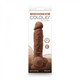 Colours Pleasures Vibrating 5 Dildo Brown  inches by NS Novelties - Product SKU NSN040222