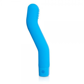 Reach It Blue Curved Vibrator Adult Toy