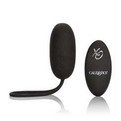 Silicone Remote Rechargeable Egg Vibrator Black by Cal Exotics