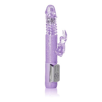 Petite Thrusting Jack Rabbit Vibrator Purple by Cal Exotics