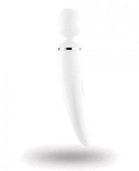 Satisfyer Wand-er Woman White/ Chrome Sex Toy
