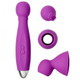 Cloud 9 Health & Wellness Wand Kit 9 Function Flexible Head Purple by Cloud 9 Novelties - view 3