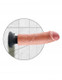 King Penis 8 inches Vibrating Dildo Beige by Pipedream Products - view 2