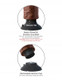 King Penis 8 inches Vibrating Dildo Brown by Pipedream Products - view 3
