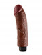 King Penis 8 inches Vibrating Dildo Brown by Pipedream Products - view 4