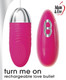 Turn Me On Rechargeable Love Bullet Vibrator Pink by Evolved Novelties - Product SKU ENAEWF31902