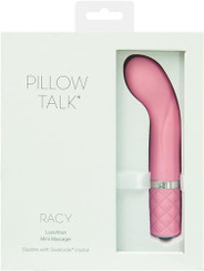 Pillow Talk Racy Vibe W/ Swarovski Crystal Pink by BMS Enterprises