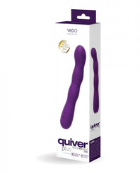 Vedo Quiver Plus Rechargeable Vibe Deep Purple Adult Toy