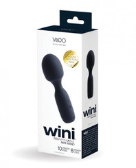 Vedo Wini Rechargeable Mini Wand Just Black Best Sex Toy
