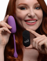 Bang! 28x Plush Egg & Remote Control Purple Adult Sex Toys