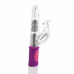 Ribbed Rabbit Purple Vibrator Best Adult Toys