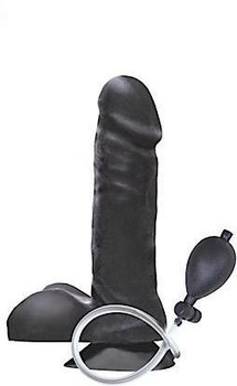 Vibrating Inflatable Dong - Black Best Adult Toys