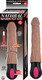 NassToys Natural Realskin Hot Cock #1 Brown Realistic Vibrator - Product SKU NW2813