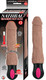 Natural Realskin Hot Cock #3 Brown Vibrating Dildo Adult Sex Toys