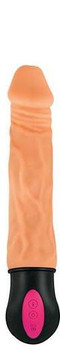 Natural Realskin Hot Penis #1 7 inches Dildo Beige by NassToys