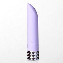Angel Crystal Gem Supercharged Bullet Vibrator Purple Adult Sex Toy