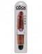 King Cock 10 inches Vibrating Stiffy Brown by Pipedream - Product SKU PD552529