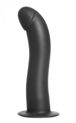 Onyx Vibrating Silicone G-Spot Dildo Black Adult Toy
