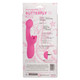 Cal Exotics Rechargeable Butterfly Kiss Pink Vibrator - Product SKU SE078305