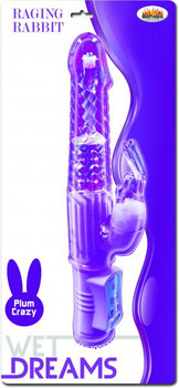 Wet Dreams Raging Rabbit Purple Vibrator Best Sex Toy