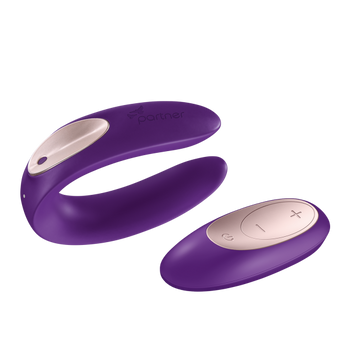 Partner Plus with Remote Purple Vibrator Sex Toys