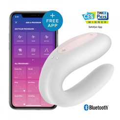 Satisfyer Double Joy White W/ App Best Sex Toys