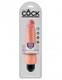 King Cock 8 inches Vibrating Stiffy Beige by Pipedream - Product SKU PD552321
