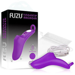 Fuzu Vibrating Rechargeable Fingertip Massager Purple Adult Toys