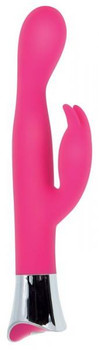 Silicone G Bunny Slim Pink Vibrator Sex Toy