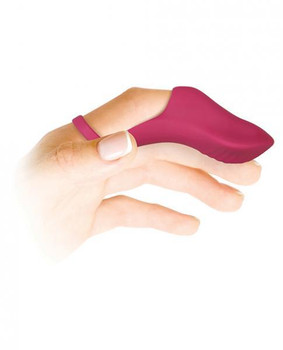 Frisky Finger Rechargeable Bullet Vibrator Burgundy Adult Toys