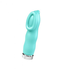 Luv Plus Rechargeable Clitoris Vibe Turquoise Blue Sex Toy