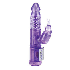 My First Jack Rabbit Vibrator Waterproof 5.25 inches Insertable - Purple by Cal Exotics
