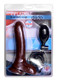 Inflatable 9 inch Suction Cup Dildo - Brown by Trinity Vibes - Product SKU AB259 -Brown