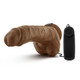 The Boxer 9 inches Vibrating Realistic Cock Brown by Blush Novelties - Product SKU BN27467
