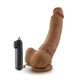 The Boxer 9 inches Vibrating Realistic Penis Brown by Blush Novelties - view 4