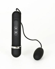 Black Magic Bullet Vibrator and Controller by Doc Johnson