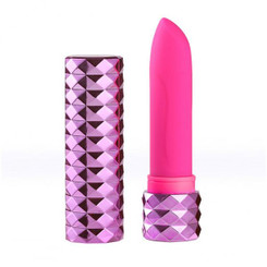 Roxie Crystal Gem Lipstick Vibrator Pink by Maia Toys