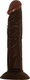 All American Whopper Vibrating 8 Inches Dildo Brown by NassToys
