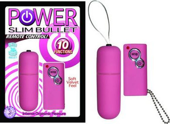 Power Slim Bullet Remote Control Pink Best Sex Toys