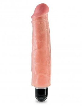 King Penis 7 inches Vibrating Stiffy Beige by Pipedream Products