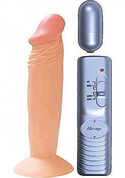 All American Whopper 6 inches Vibrating Dong Beige by NassToys