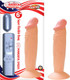 All American Whopper 6 inches Vibrating Dong Beige by NassToys - view 2